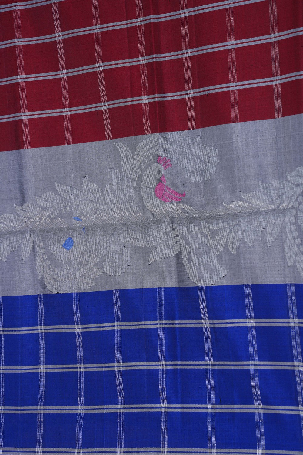 Image of South Silk Maroon Saree