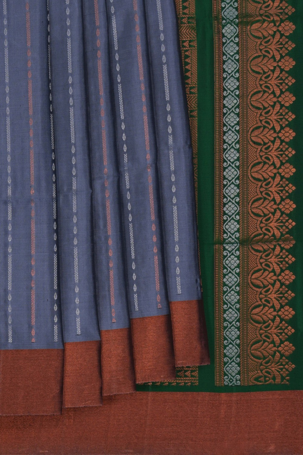 Image of South Silk Grey Saree