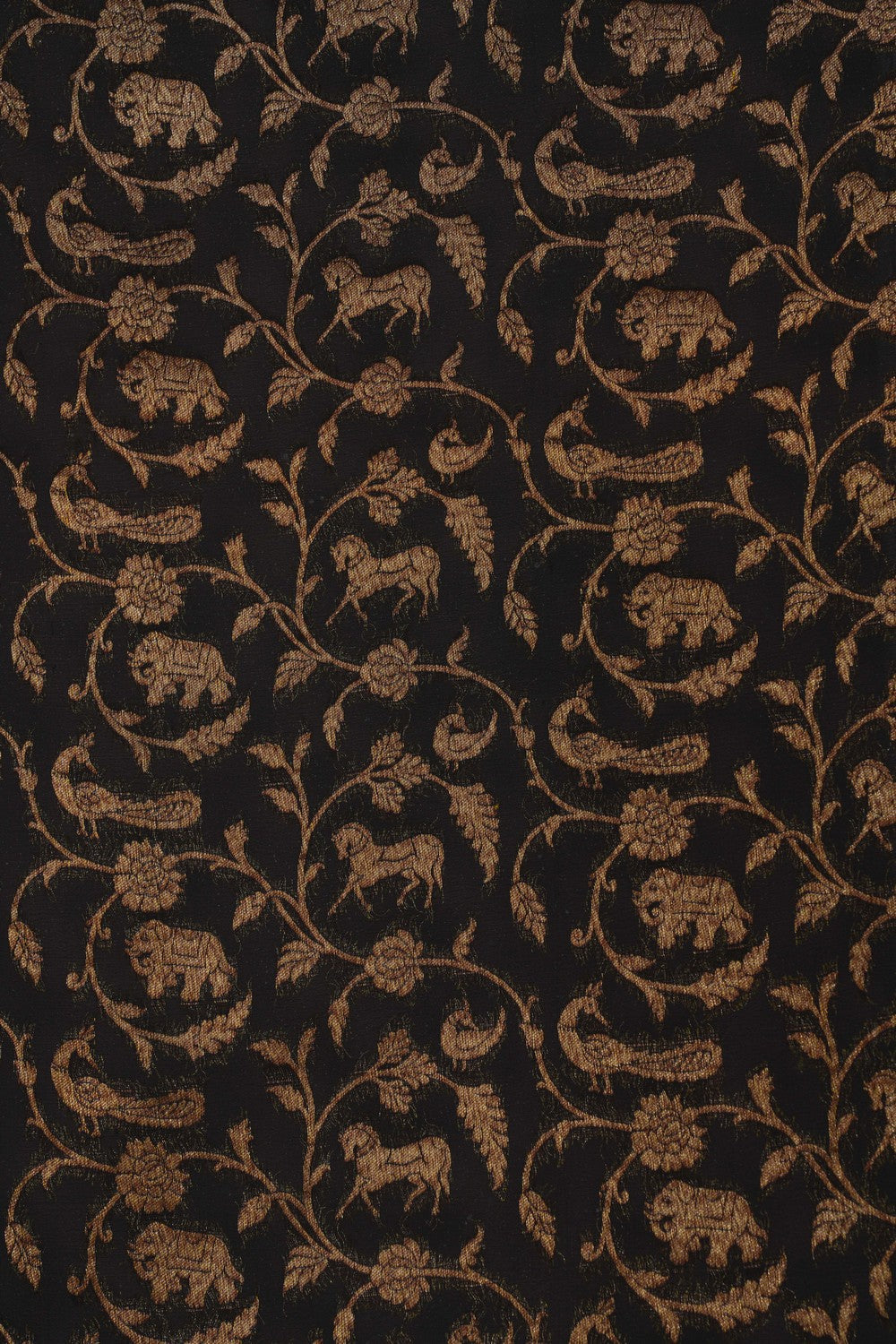 Image of Banarasi Georgette Black Saree