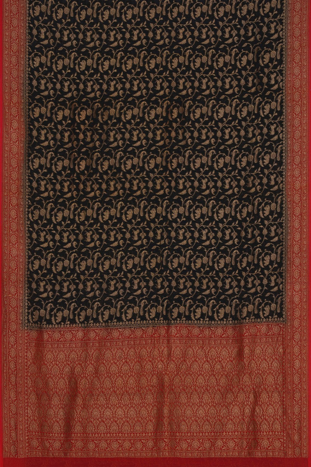 Image of Banarasi Georgette Black Saree