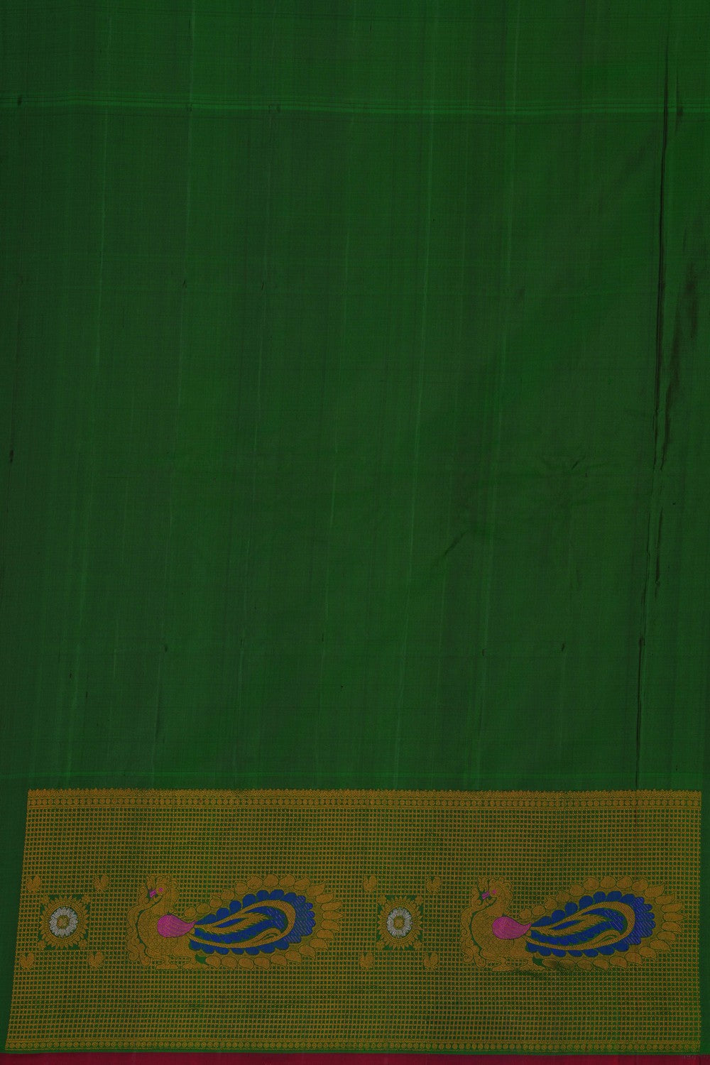 Image of Gadwal Silk Purple Saree