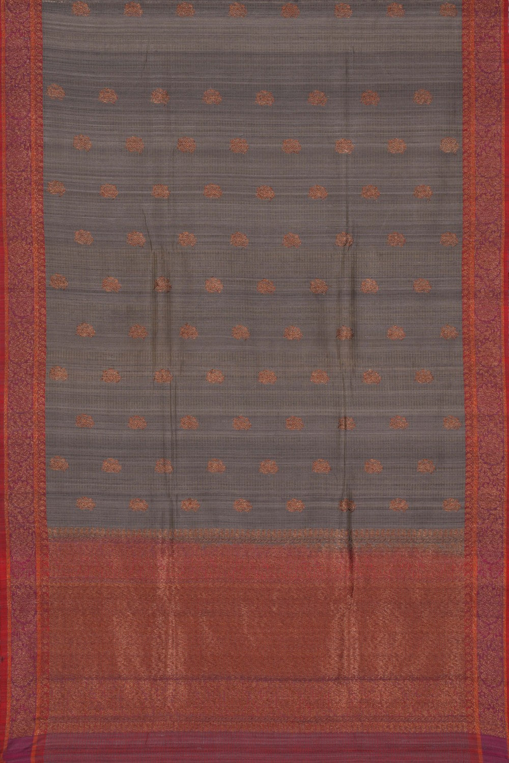 Banarasi Dupion Silk Grey Saree