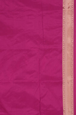 Image of Banarasi Silk Magenta Pink Saree