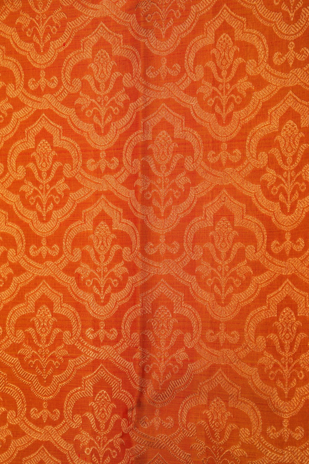 Image of Mustard Brocade Kanchipattu Saree