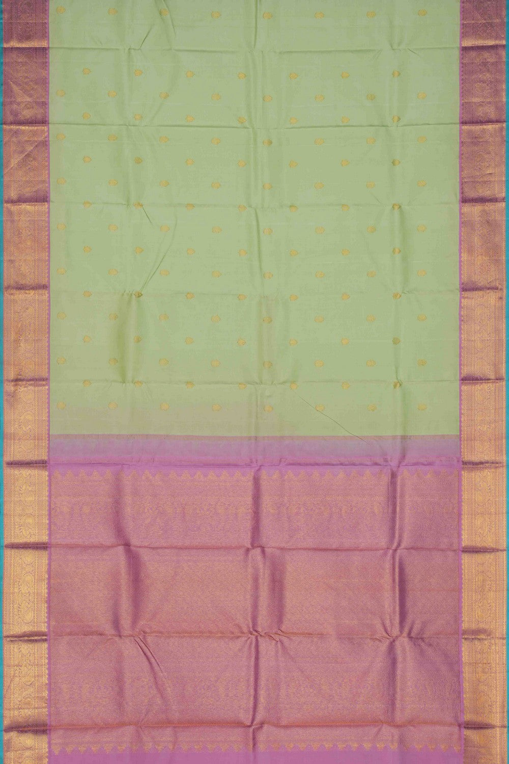 Image of Arani Silk Mint Green Saree