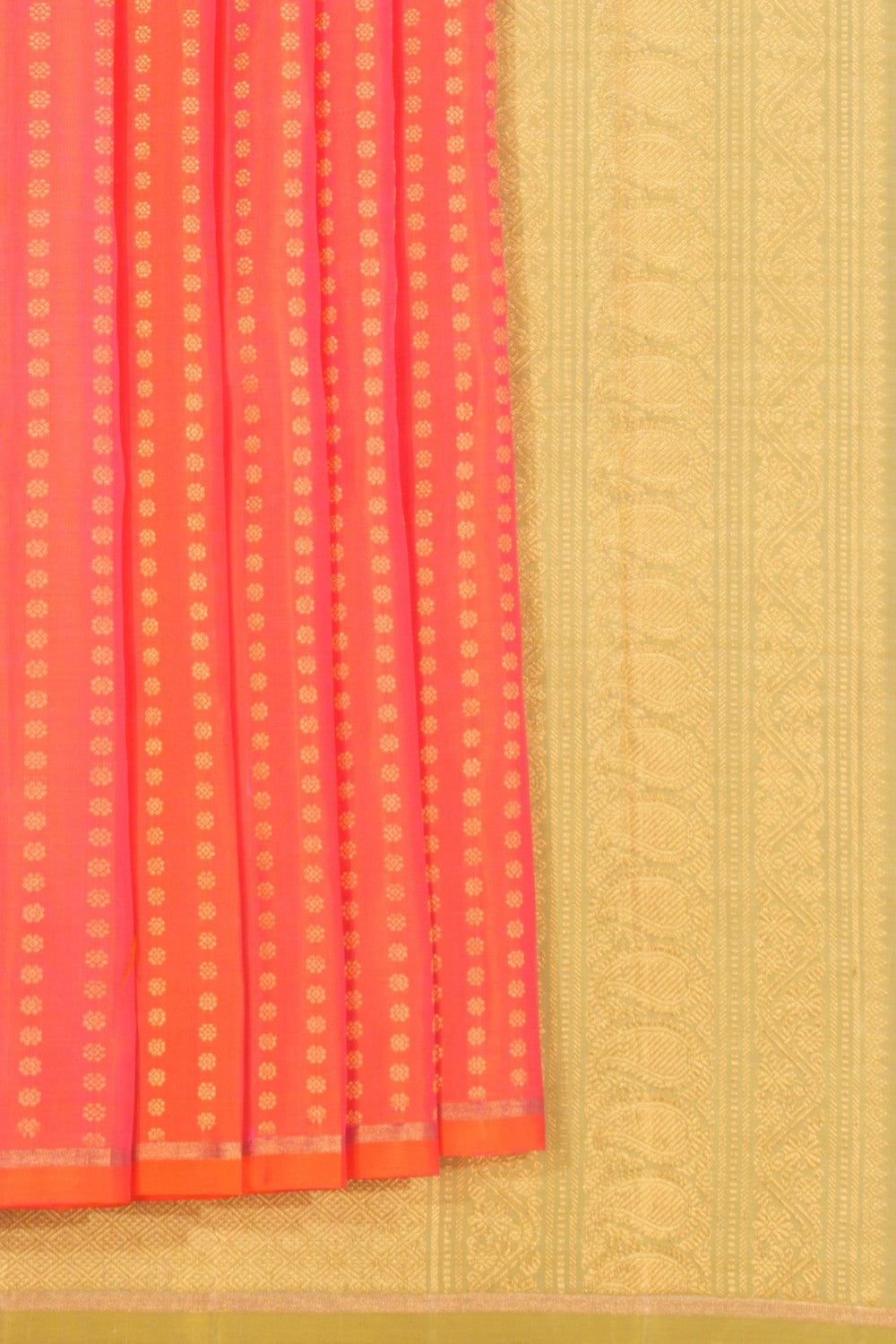 Image of Kanchipuram Silk Pink Saree