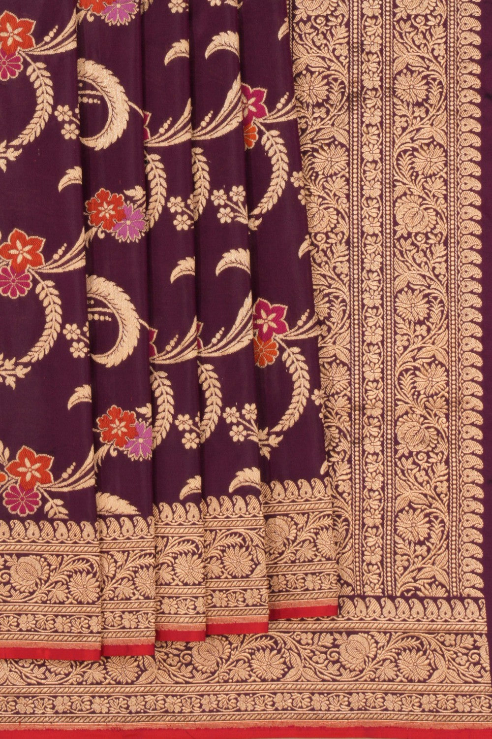 Banarasi Silk Violet Saree