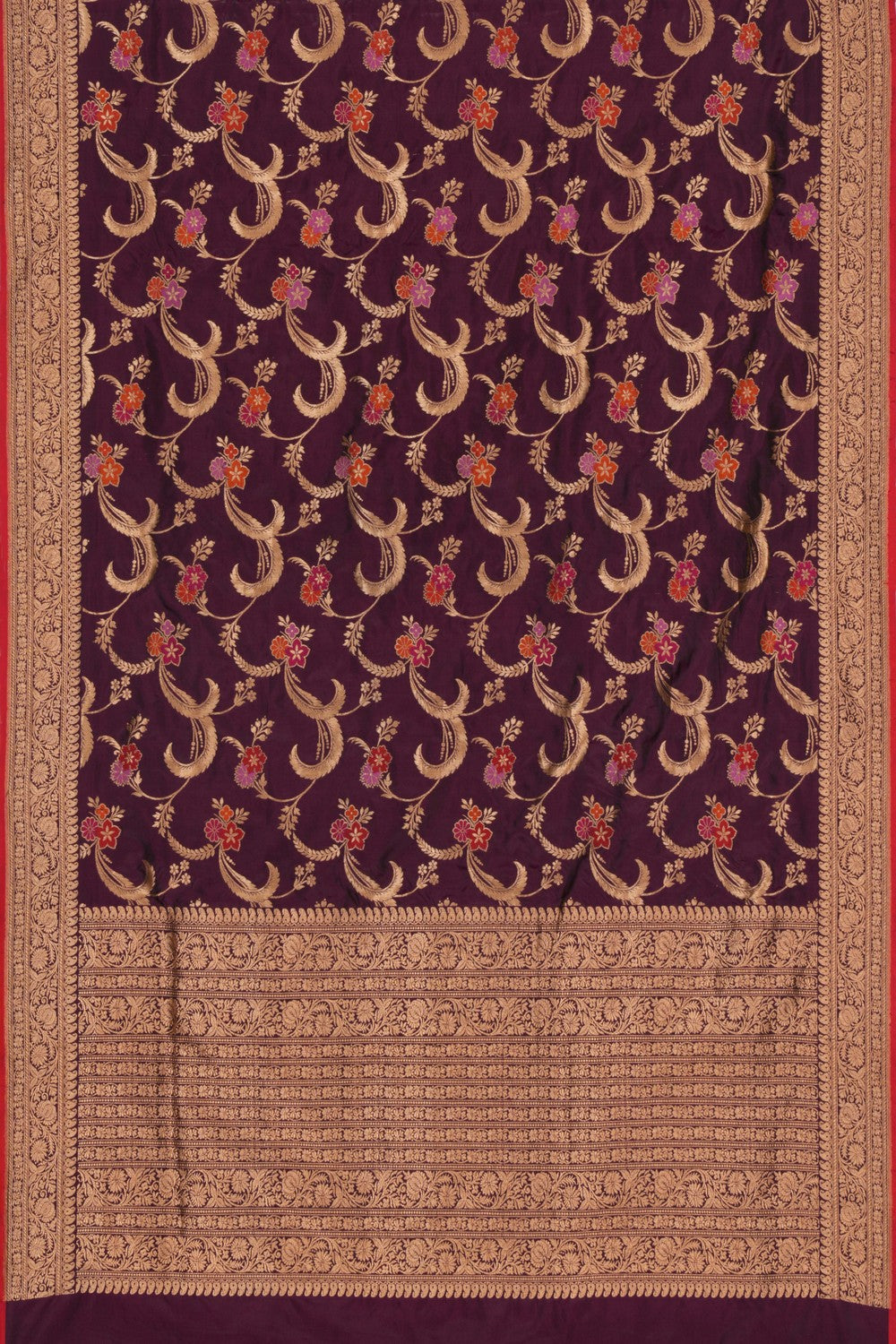 Banarasi Silk Violet Saree