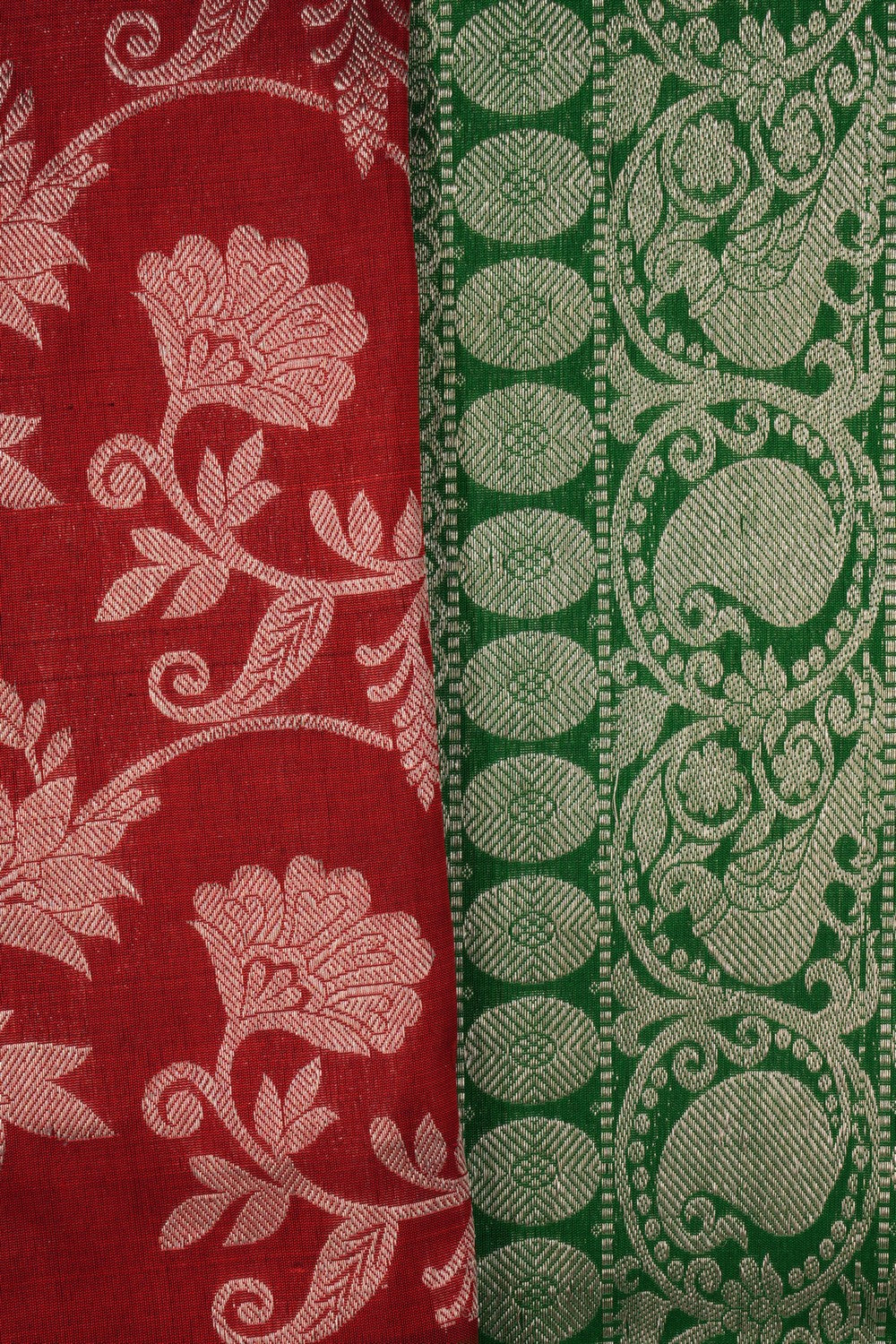 Venkatagiri Silk Maroon Saree