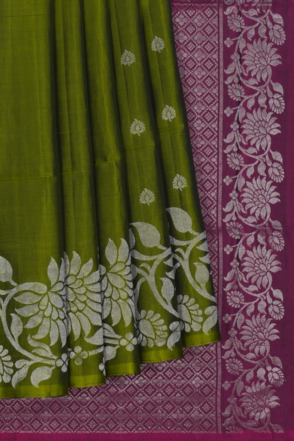 Image of South Silk Green Saree
