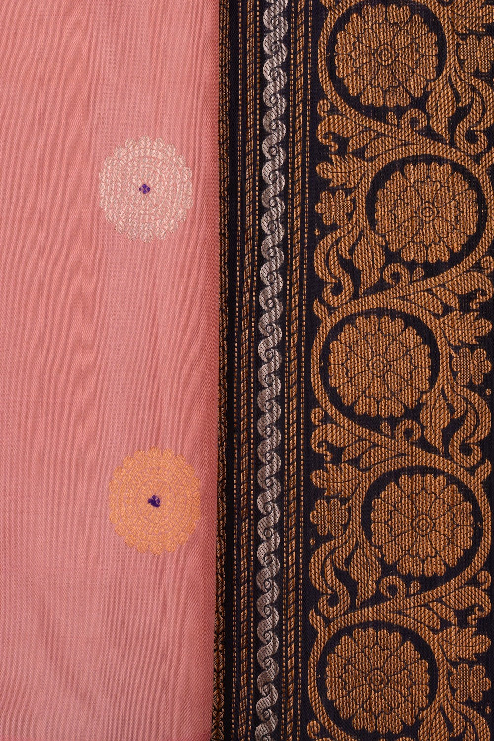 Gadwal Silk Pink Saree