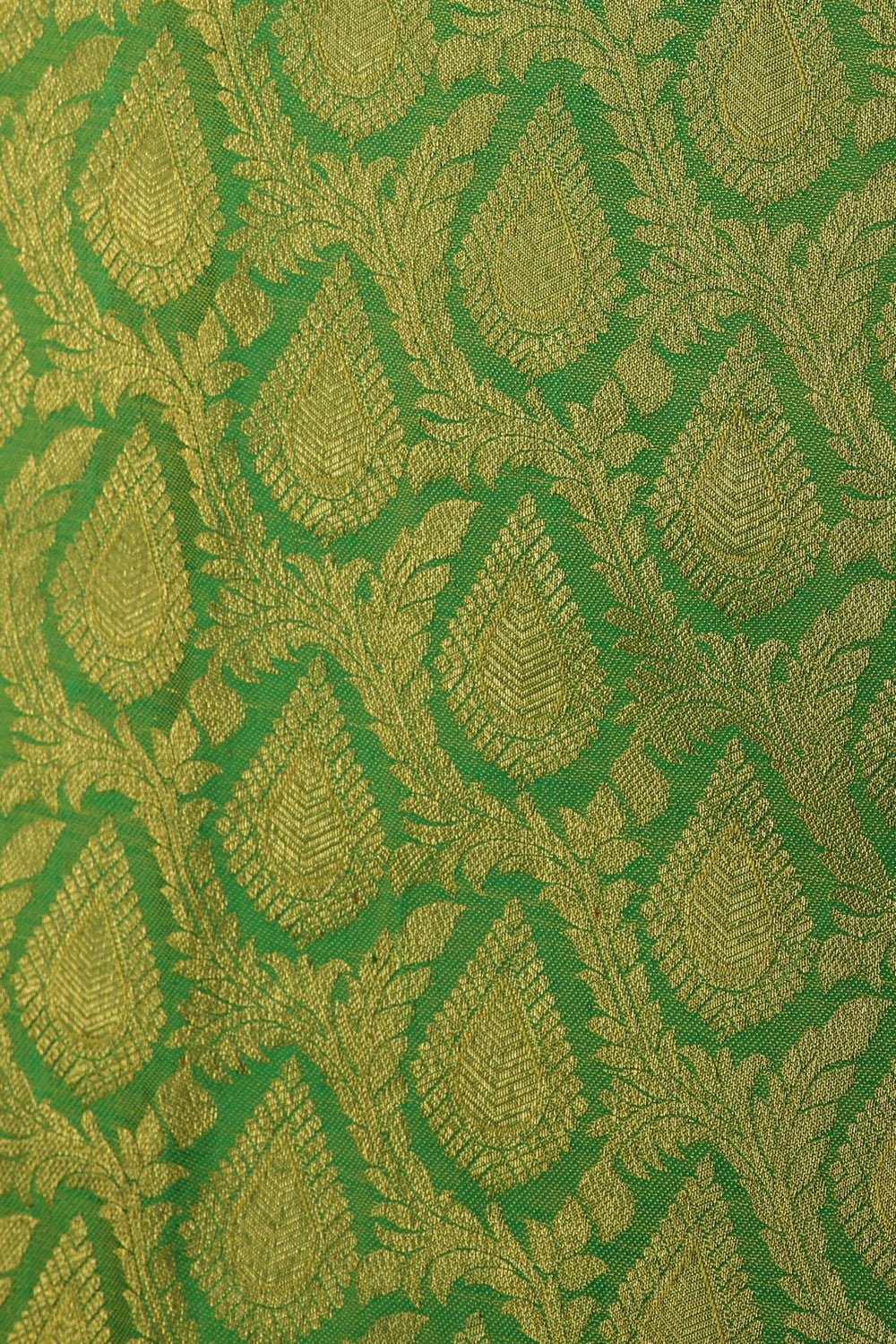 Image of Green Brocade Kanchipattu Saree