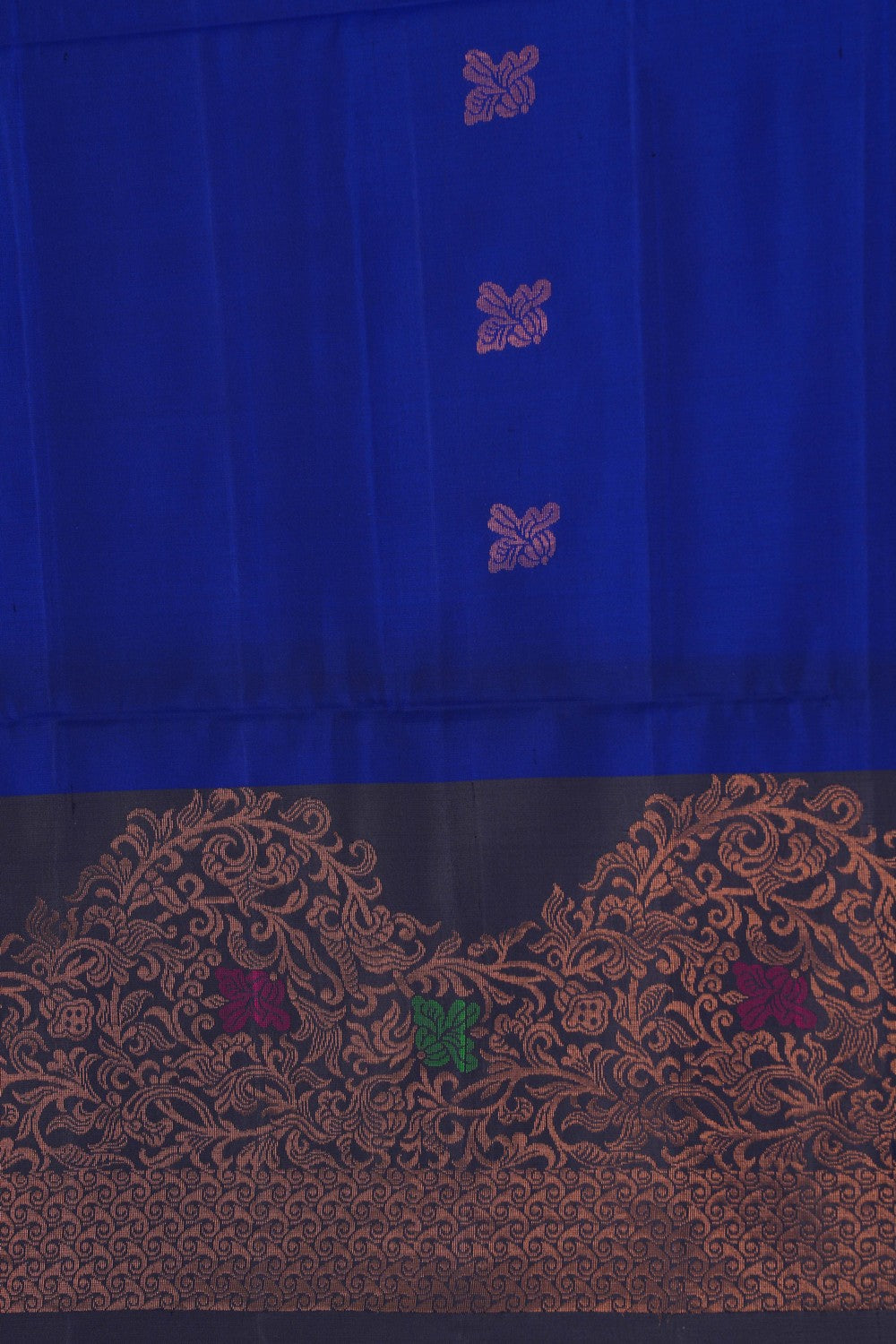 Image of South Silk Indigo Blue Saree