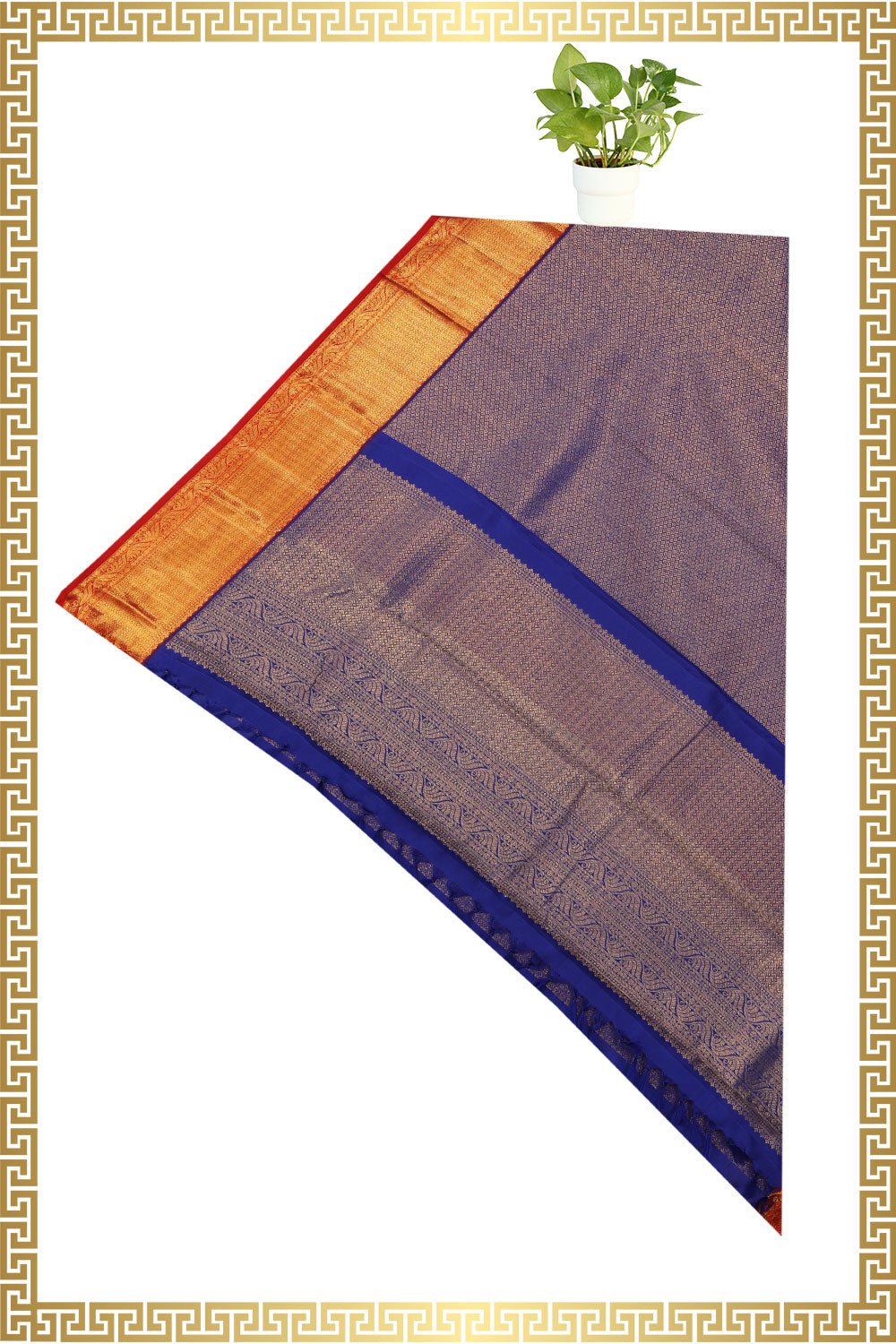 Kanchipattu Violet Dupatta