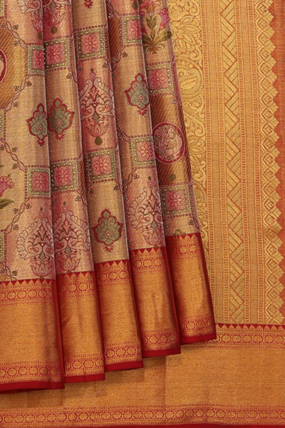 Kanchipattu An Ethereal Tissue Gold Saree