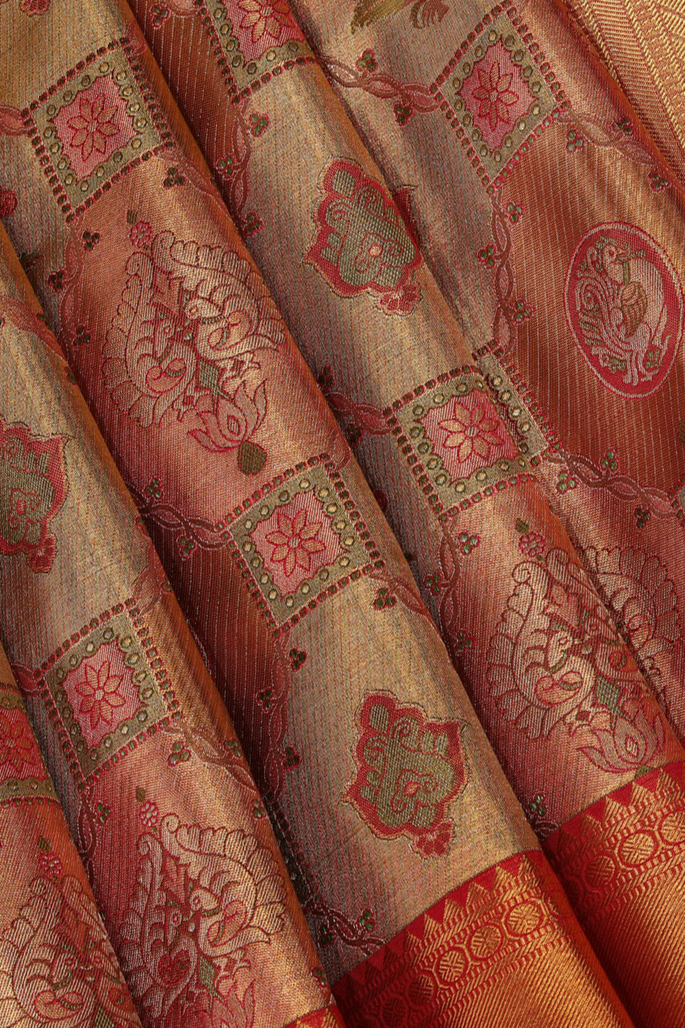 Kanchipattu An Ethereal Tissue Gold Saree