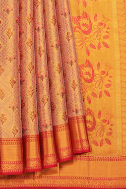 Collection of Kanchipattu An Ethereal Tissue Gold Saree in a gallery layout