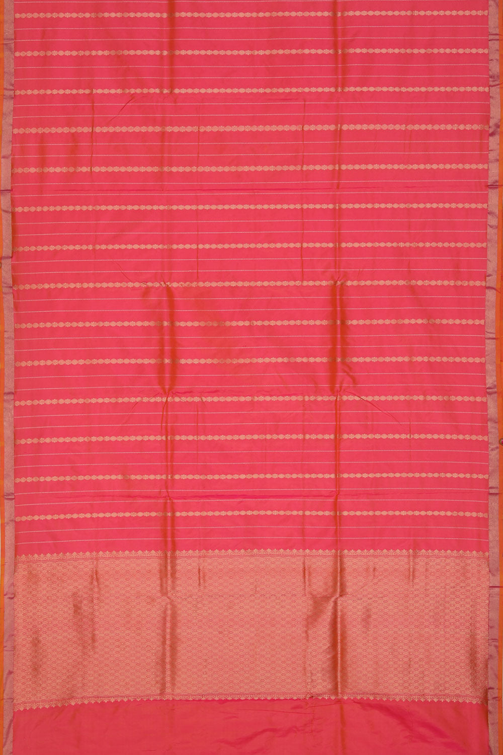 Collection of Banarasi-Silk Fuchsia-Pink Saree in a gallery layout