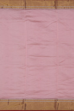 Collection of Chanderi Pink Saree in a gallery layout