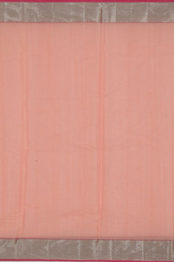 Collection of Chanderi Coral-Pink Saree in a gallery layout