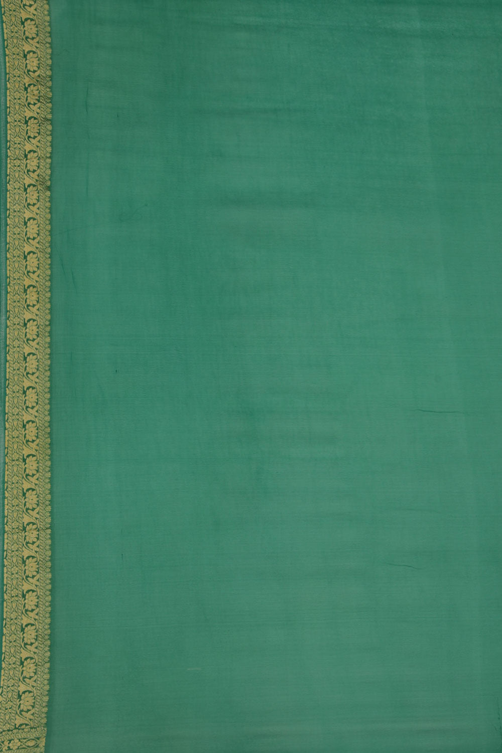 Collection of Banarasi Chiffon Green Saree in a gallery layout