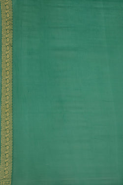 Collection of Banarasi Chiffon Green Saree in a gallery layout