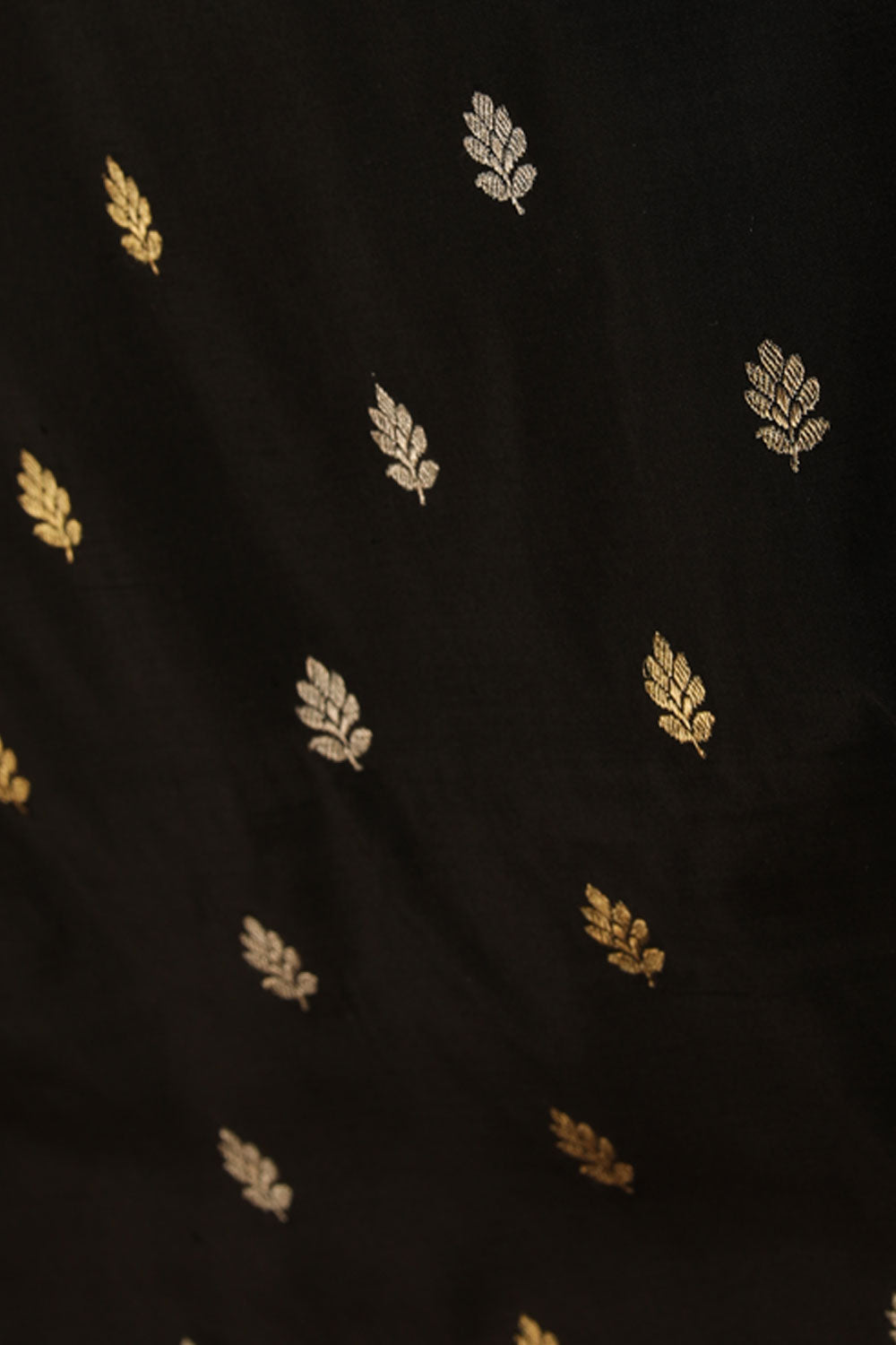 Collection of Banarasi Silk Black Saree in a gallery layout