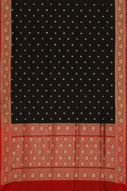 Collection of Banarasi Silk Black Saree in a gallery layout