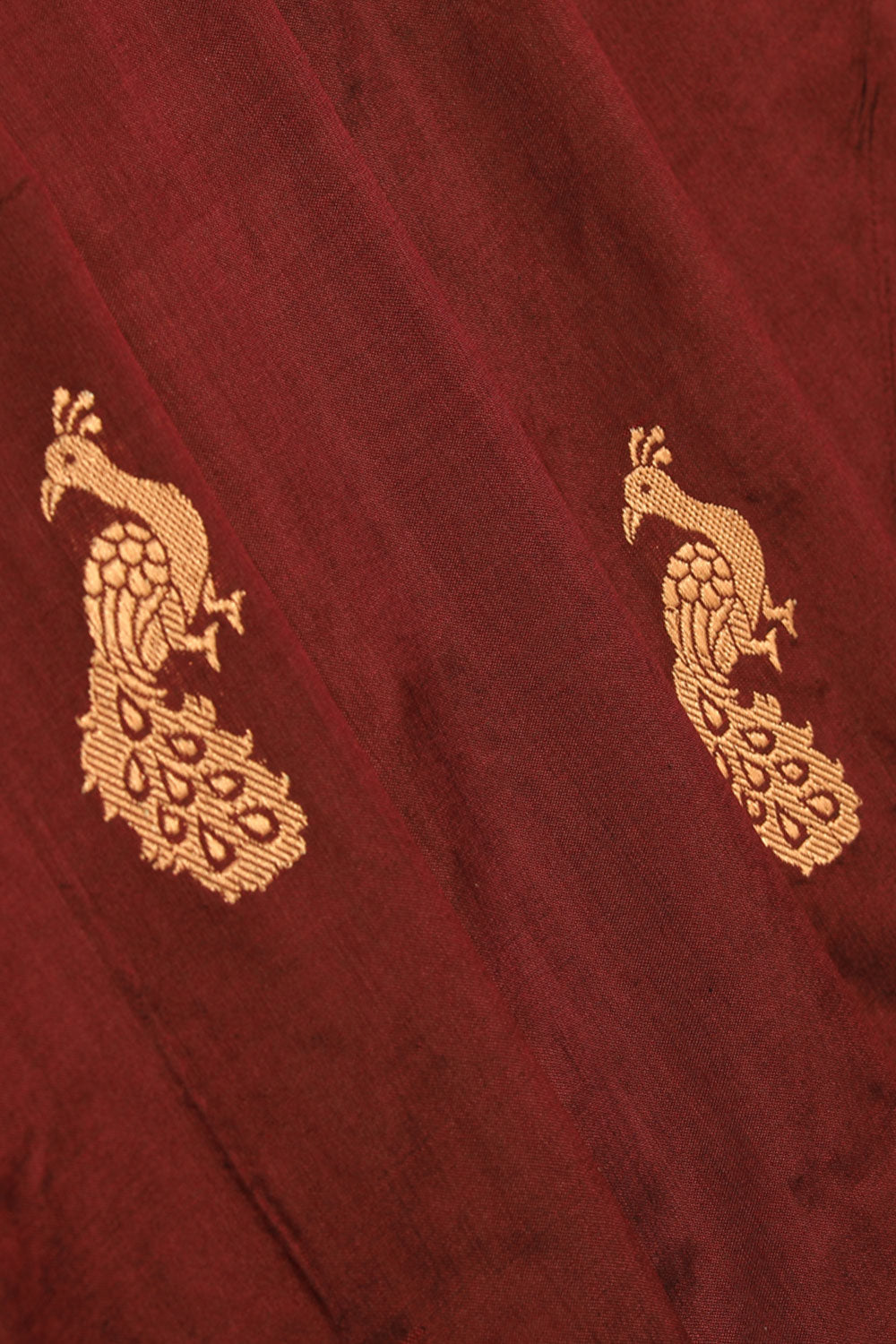 Collection of Banarasi Silk Maroon Saree in a gallery layout