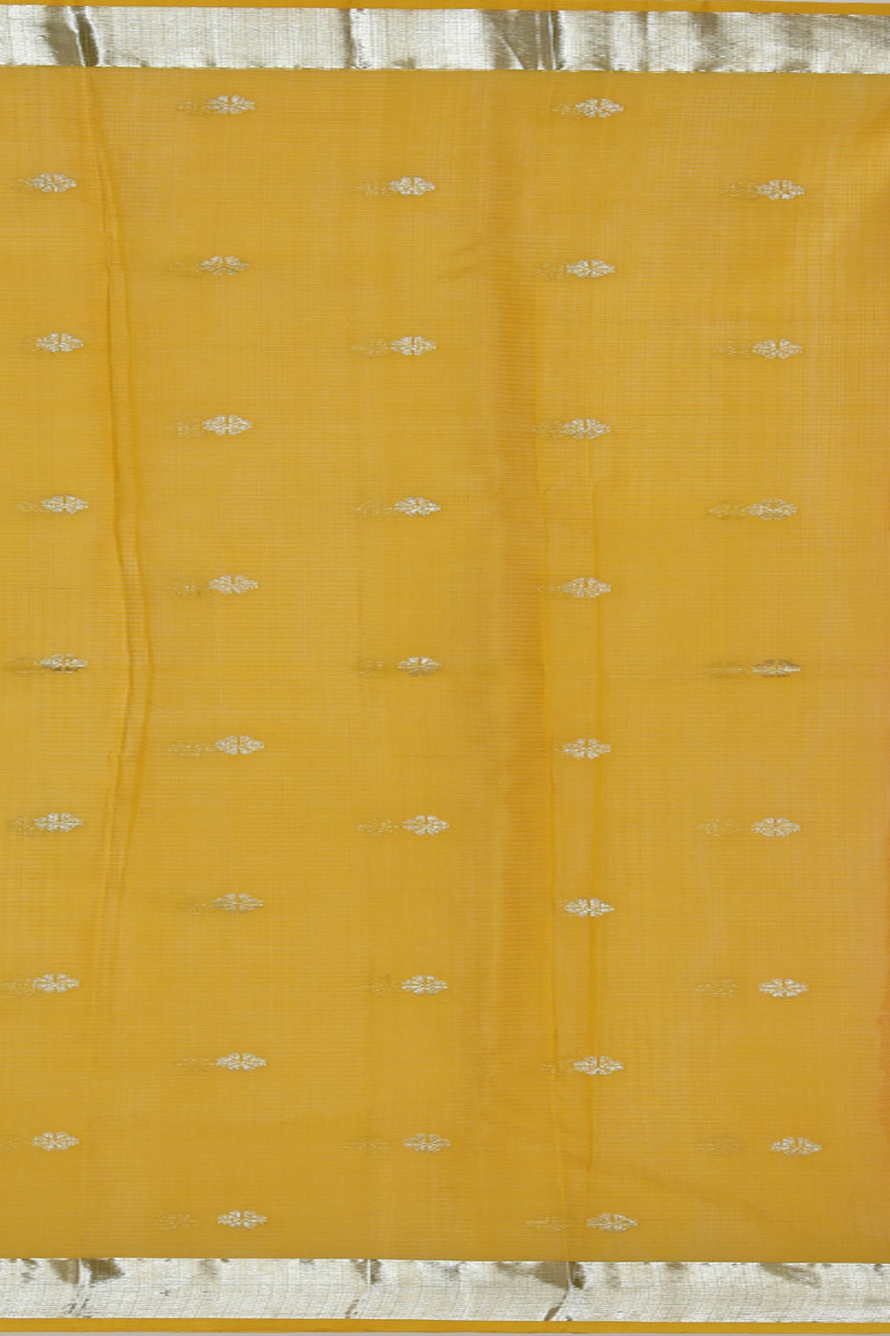 Image of Kota Pink Saree With Silver Border