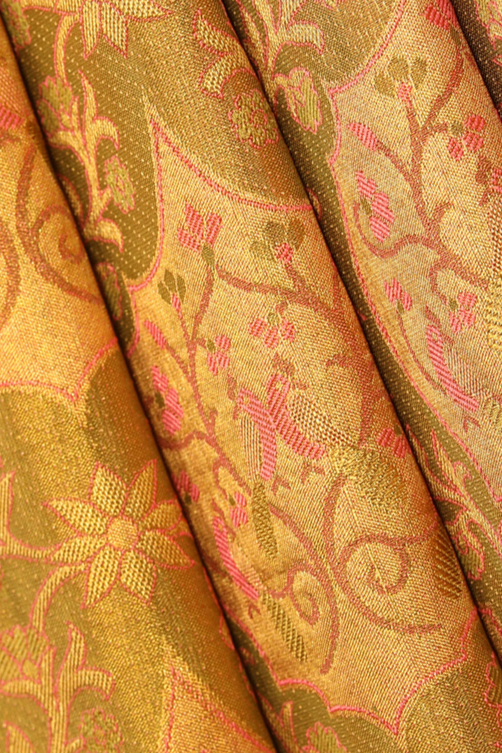 Collection of Kanchipattu An Ethereal Gold Saree in a gallery layout