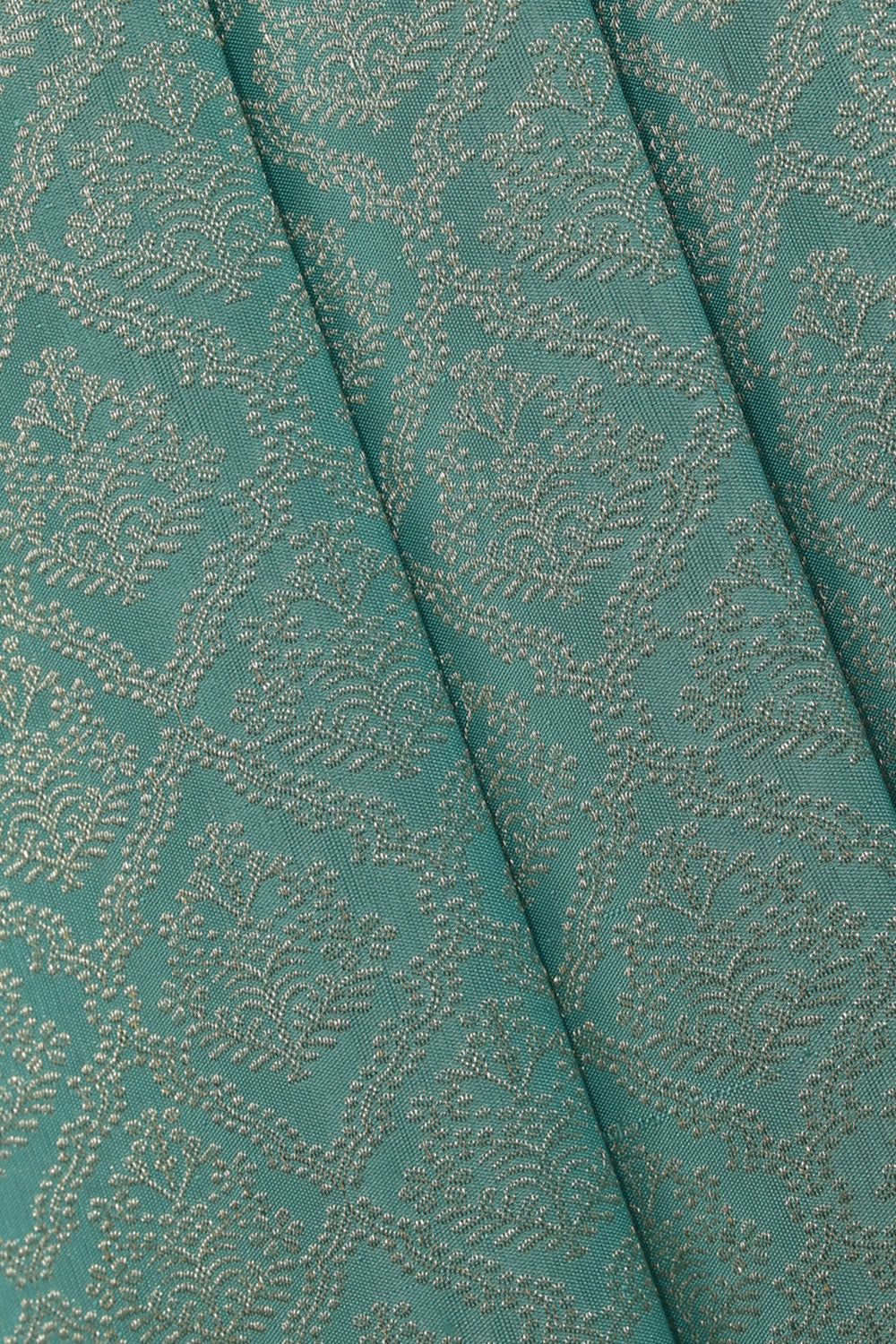 Collection of Kanchipattu Aqua-Blue Saree in a gallery layout