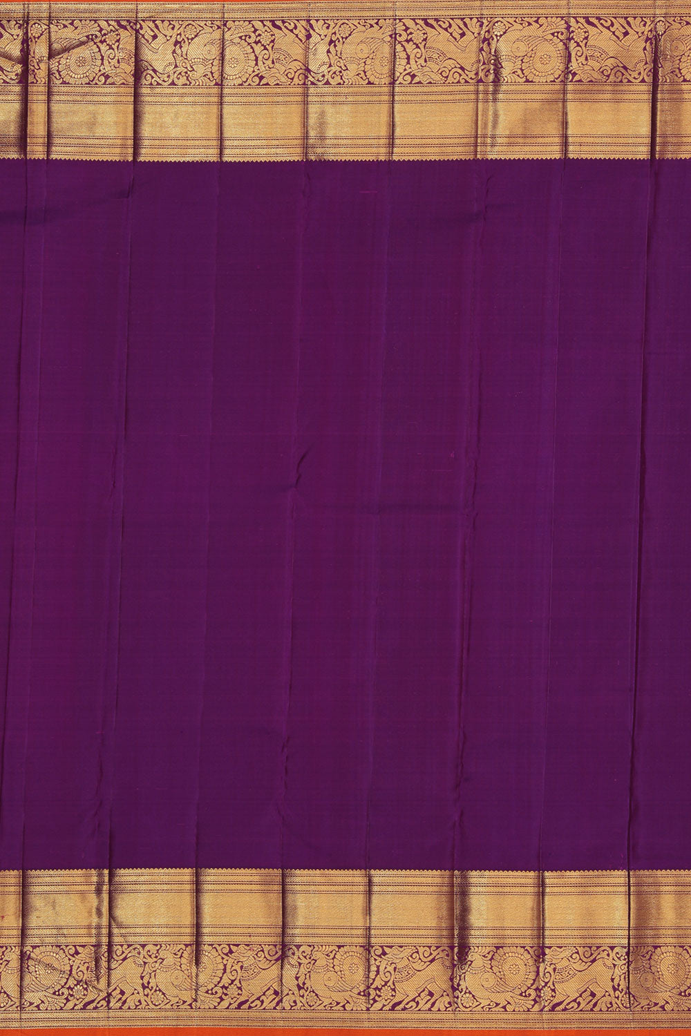 Image of Kanchipattu Aqua-Blue Saree