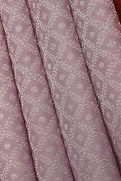 Collection of Kanchipattu Lavender-Purple Saree in a gallery layout