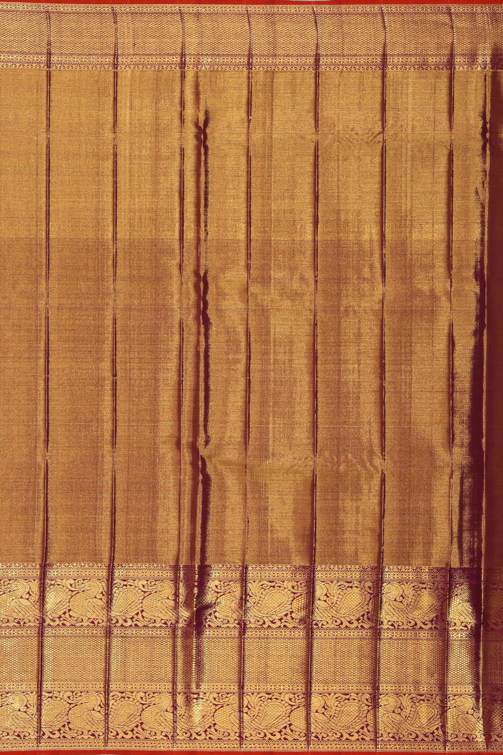 Image of Kanchipattu An Ethereal Gold-Peach Saree