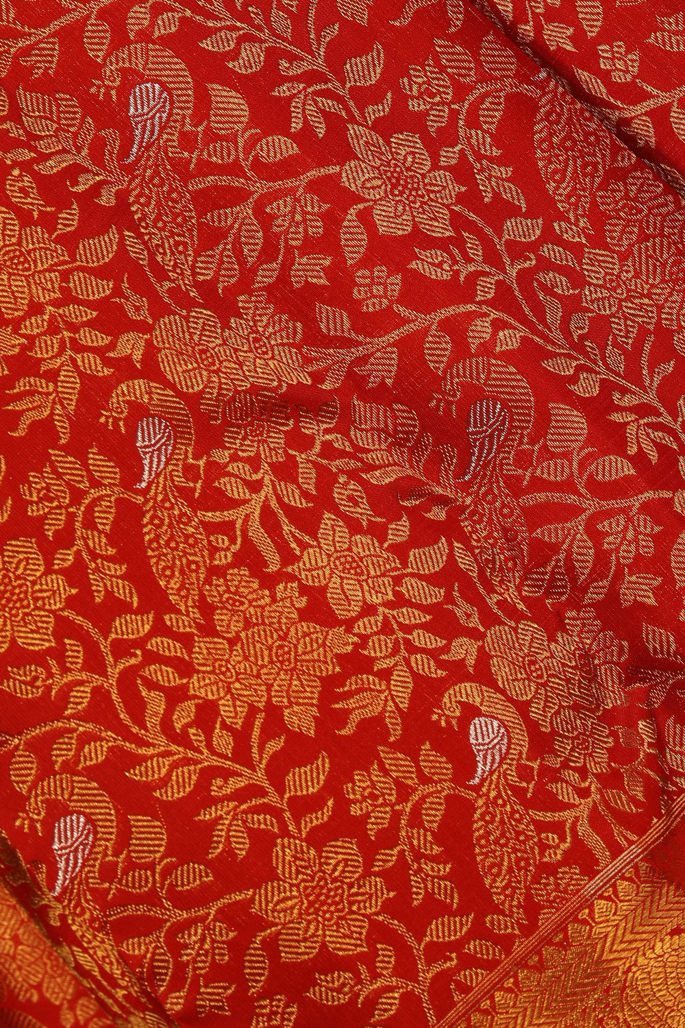 Kanchipattu Red Saree