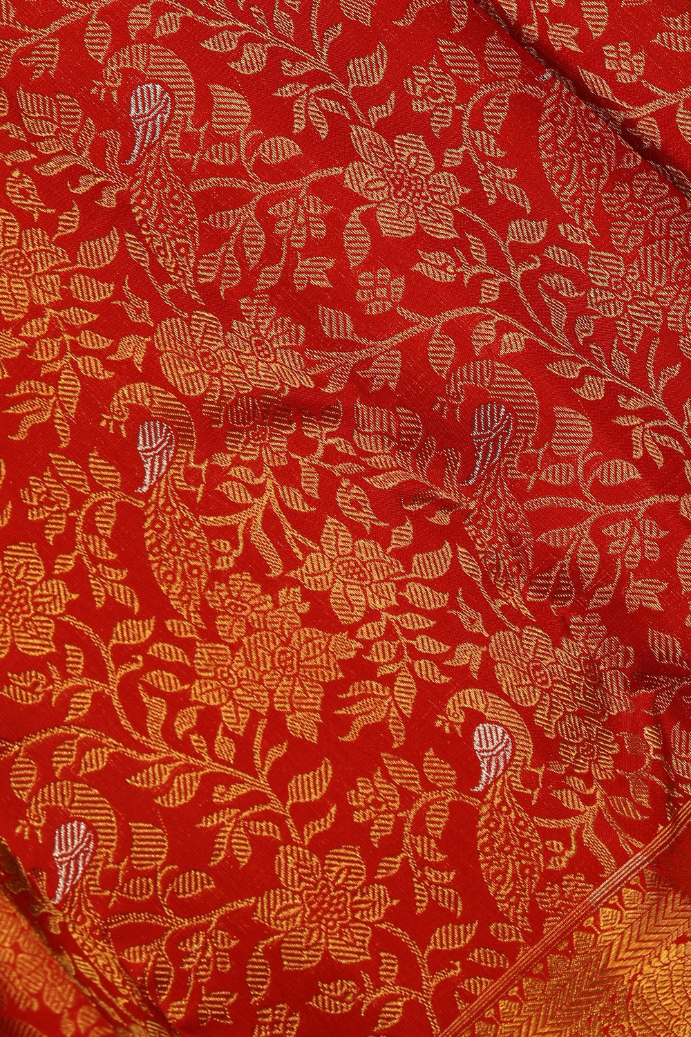 Image of Kanchipattu Red Saree