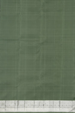 Collection of Kanchipattu Moss-Green Saree in a gallery layout