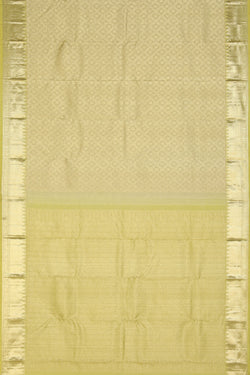 Collection of Kanchipattu Lime-Green Saree in a gallery layout