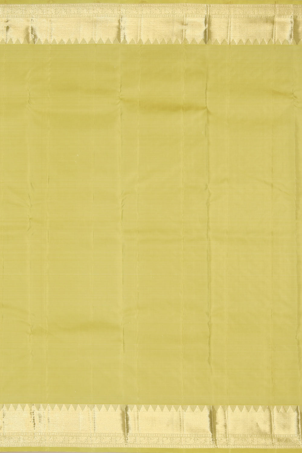 Image of Kanchipattu Lime-Green Saree