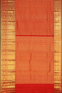 Image of Kanchipattu Red Saree