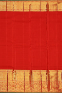 Image of Kanchipattu Red Saree