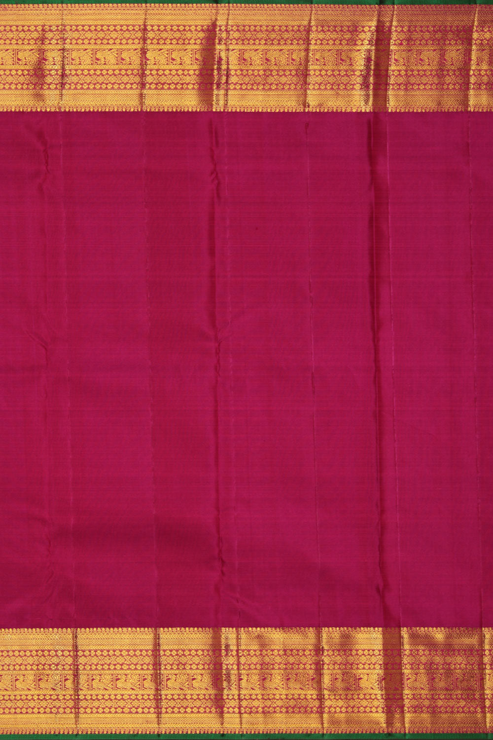 Kanchipattu Magenta-Pink Saree