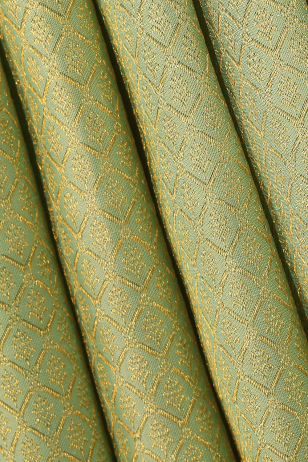 Image of Kanchipattu Aqua-Green Saree