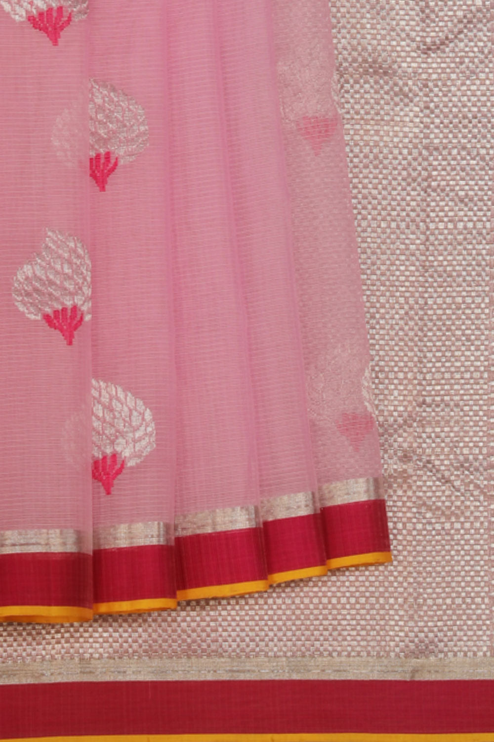 Collection of Kota Pink Saree in a gallery layout