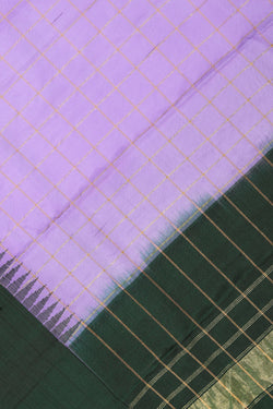 Image of Gadwal-Silk Purple Dupatta