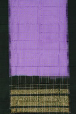 Image of Gadwal-Silk Purple Dupatta