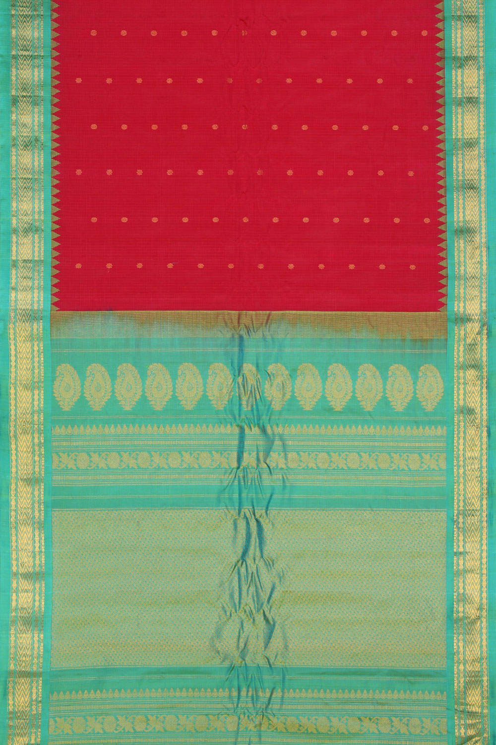 Collection of Gadwal Pink Saree in a gallery layout