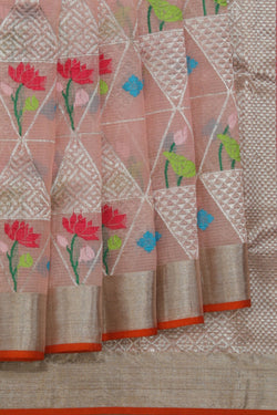 Collection of Kota Pink Saree in a gallery layout