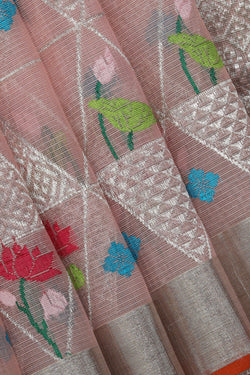 Collection of Kota Pink Saree in a gallery layout